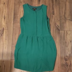 Green J.Crew dress
